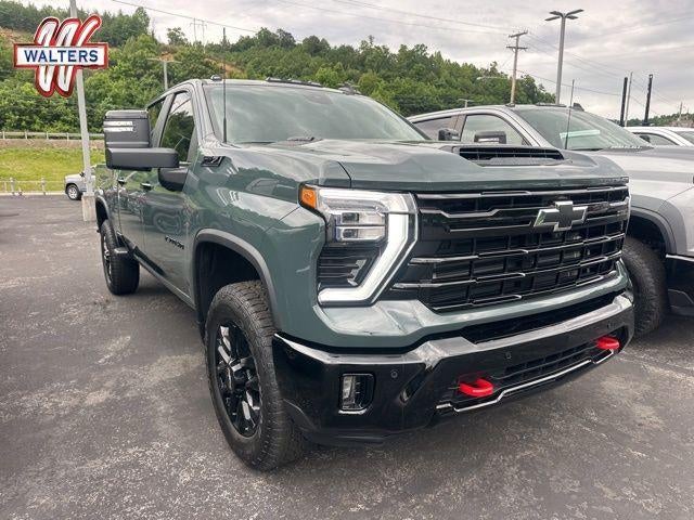 2026 Chevrolet Silverado 2500 HD Crew Cab Standard Box 4-Wheel Drive LT in Cypress Gray — front three-quarter view