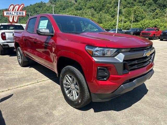 2026 Chevrolet Colorado LT in Radiant Red Tintcoat — front three-quarter view