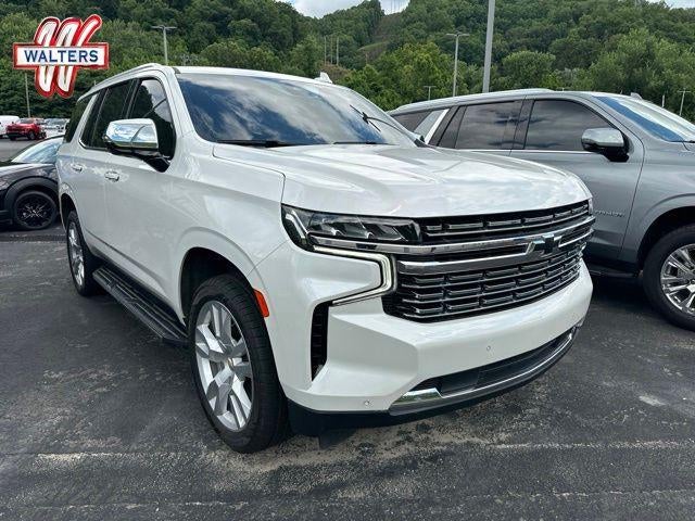 2023 Chevrolet Tahoe 4WD Premier in Iridescent Pearl Tricoat — front three-quarter view