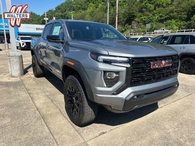 2026 GMC Canyon Elevation in Sterling Metallic — front three-quarter view