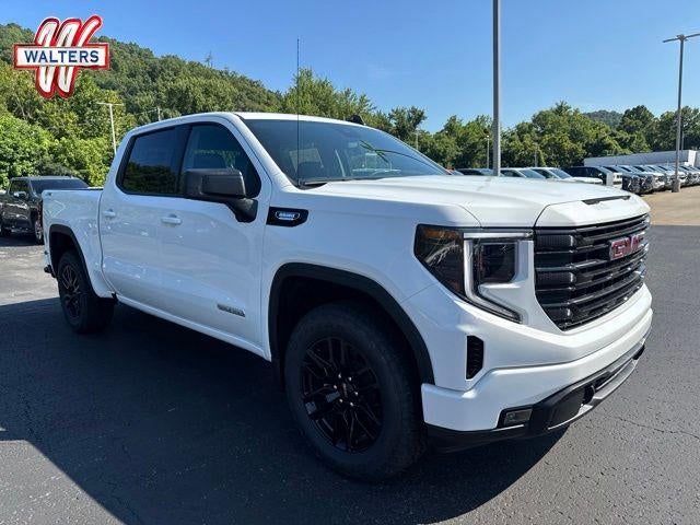 2026 GMC Sierra 1500 Elevation in Summit White — front three-quarter view