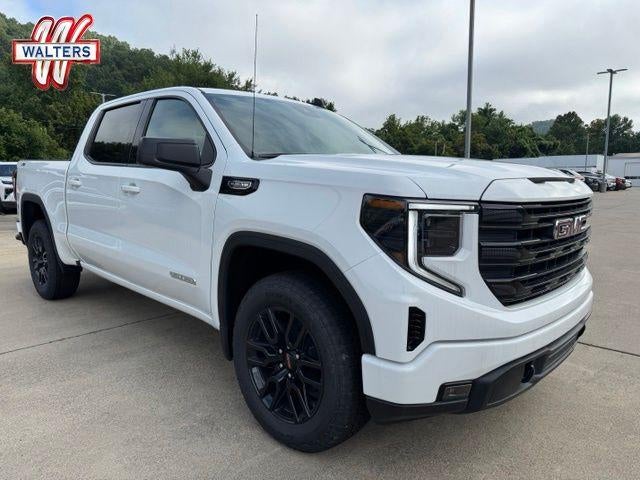 2026 GMC Sierra 1500 Elevation in Summit White — front three-quarter view
