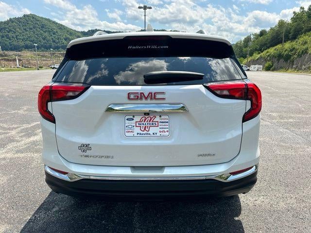 2021 GMC Terrain — rear three-quarter view