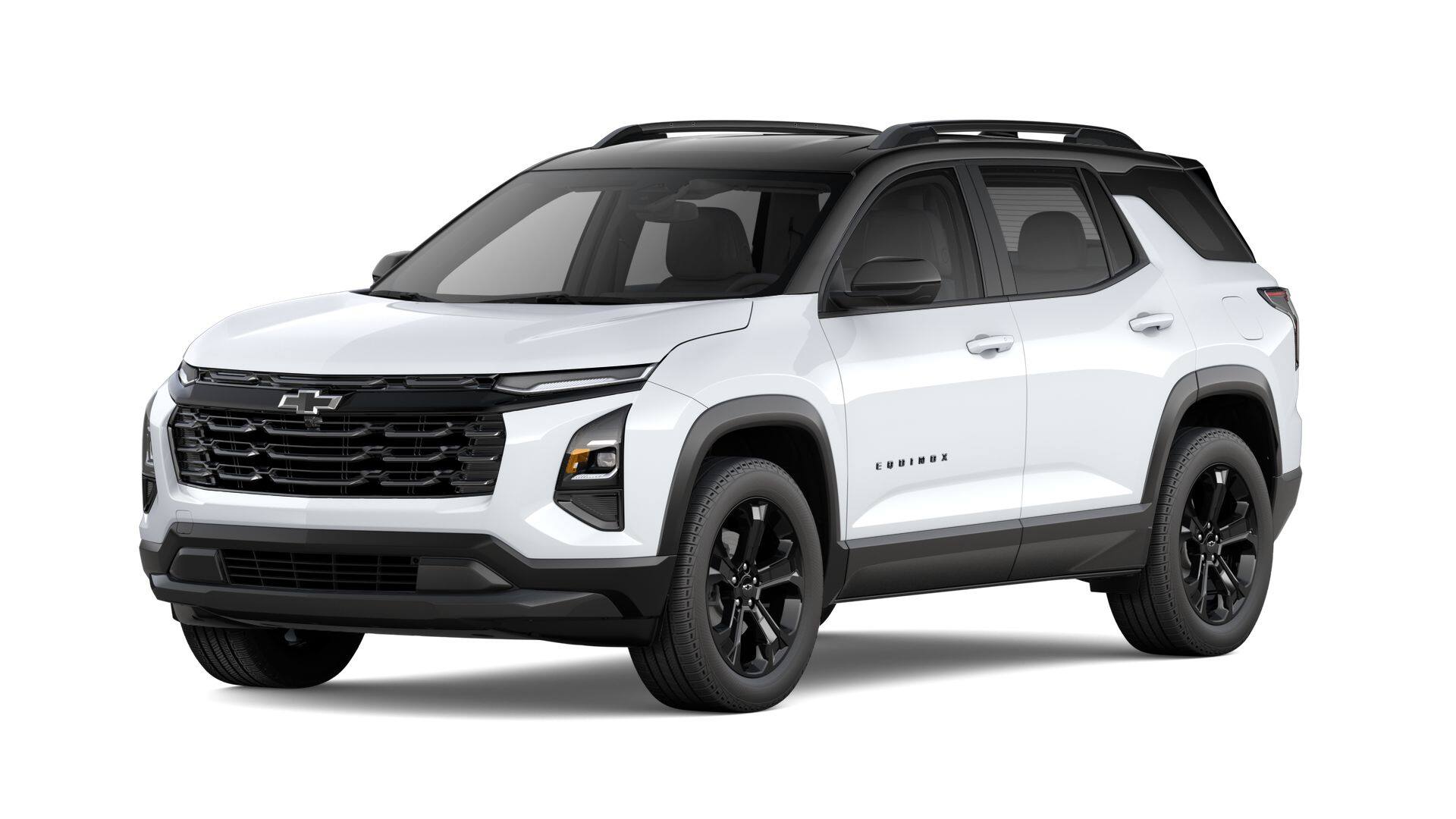 2027 Chevrolet Equinox LT in Summit White — front three-quarter view