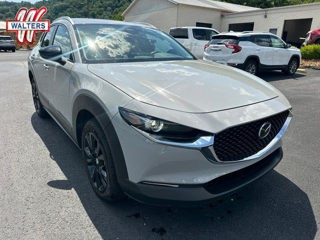 2025 Mazda Mazda CX-30 2.5 S Select Sport AWD in Gray — front three-quarter view