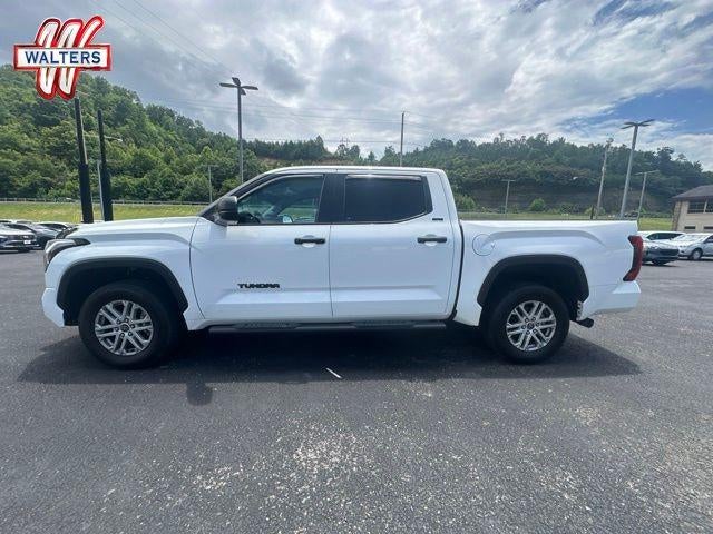 2024 Toyota Tundra 4WD 4WD SR5 CrewMax 5.5' Bed (SE) in White — front three-quarter view