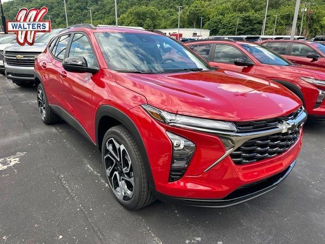 2026 Chevrolet Trax 2RS in Apex Red — front three-quarter view