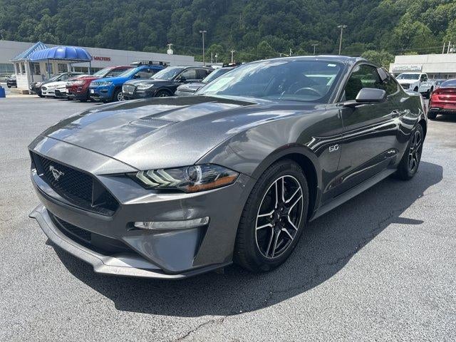 2018 Ford Mustang — rear three-quarter view
