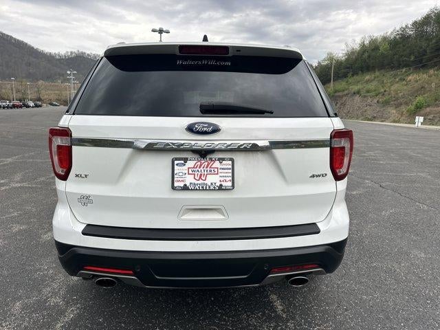 2018 Ford Explorer — rear three-quarter view