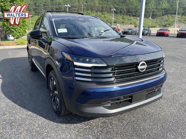 2026 Nissan Kicks SV AWD in Deep Blue Pearl — front three-quarter view