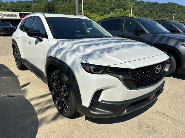 2026 Mazda Mazda CX-50 2.5 S Premium AWD in Wind Chill Pearl — front three-quarter view