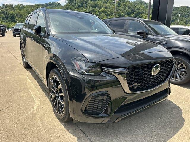 2026 Mazda Mazda CX-70 3.3 Turbo S Premium AWD in Jet Black Mica — front three-quarter view