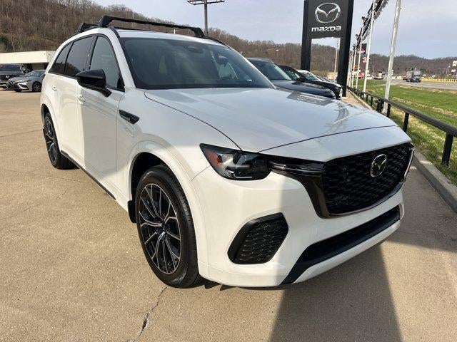 2026 Mazda Mazda CX-70 3.3 Turbo S Premium AWD in Rhodium White Premium — front three-quarter view