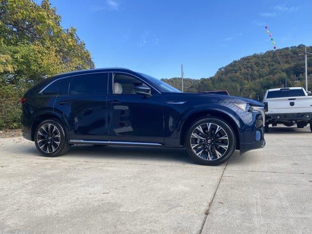 2026 Mazda Mazda CX-90 3.3 Turbo S Premium Plus in Deep Crystal Blue Mica — front three-quarter view