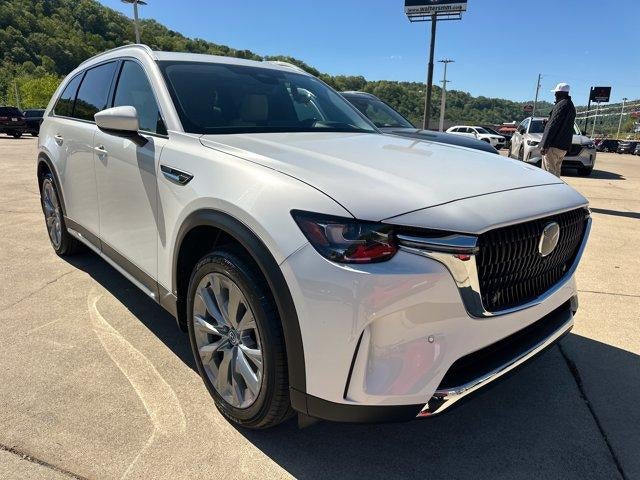 2026 Mazda Mazda CX-90 3.3 Turbo Premium Plus in Rhodium White Premium — front three-quarter view
