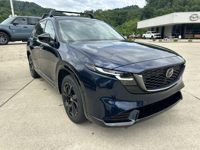 2026 Mazda Mazda CX-5 2.5 S Premium AWD in Navy Blue Mica — front three-quarter view