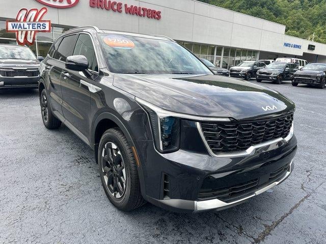 2026 Kia Sorento S AWD in Panthera Metal — front three-quarter view