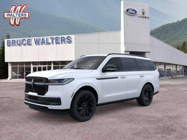 2026 Lincoln Navigator Reserve 4x4 in Pristine White Metallic Tri-Coat — front three-quarter view