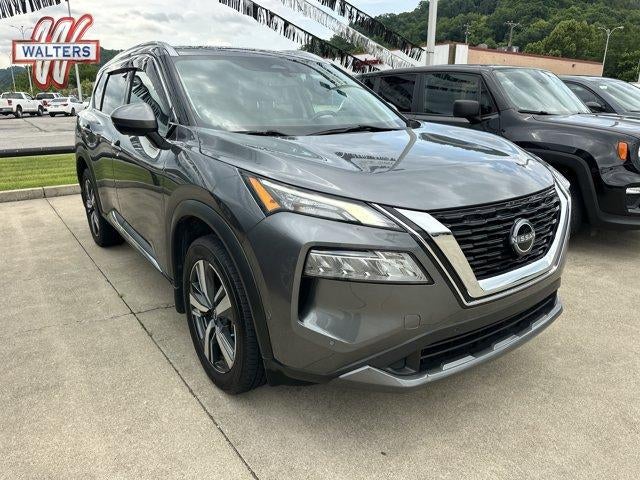 2023 Nissan Rogue AWD SL *Ltd Avail* in Gun Metallic — front three-quarter view