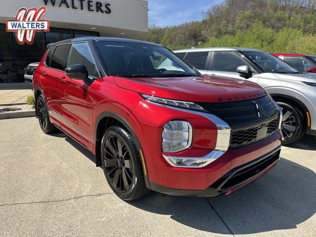 2026 Mitsubishi Outlander Ralliart S-AWC in Red Diamond — front three-quarter view