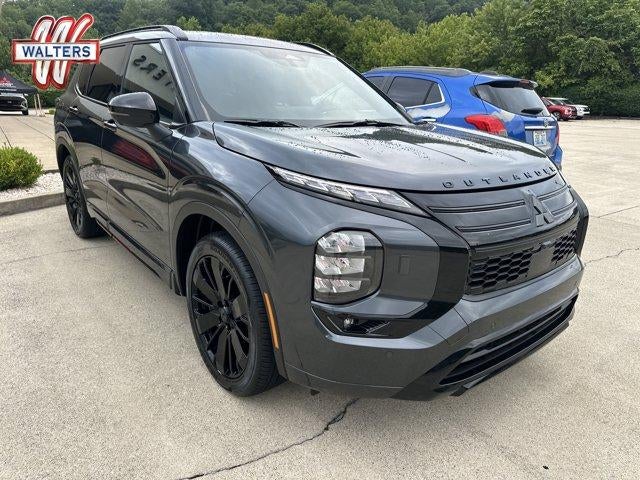 2026 Mitsubishi Outlander Black Edition S-AWC in Graphite Gray — front three-quarter view