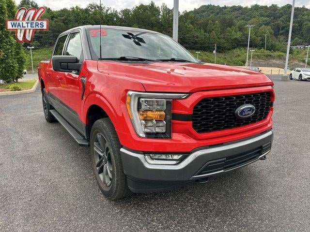 2023 Ford F-150 XLT 4WD SuperCrew 5.5' Box in Race Red — front three-quarter view