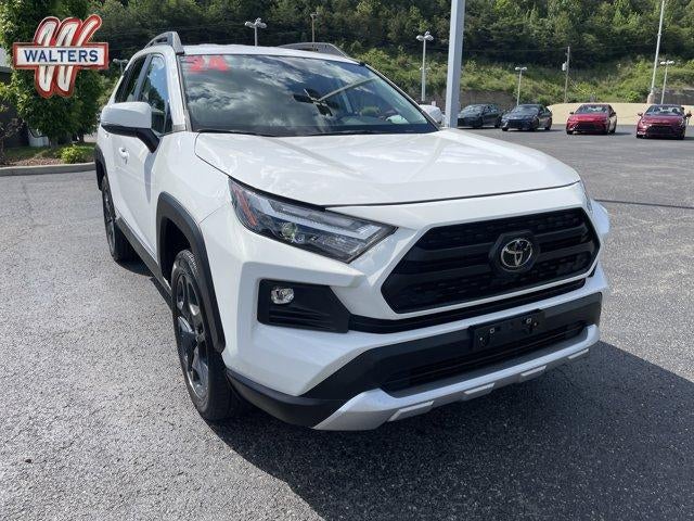 2024 Toyota RAV4 Adventure AWD (Natl) in Ice Cap — front three-quarter view