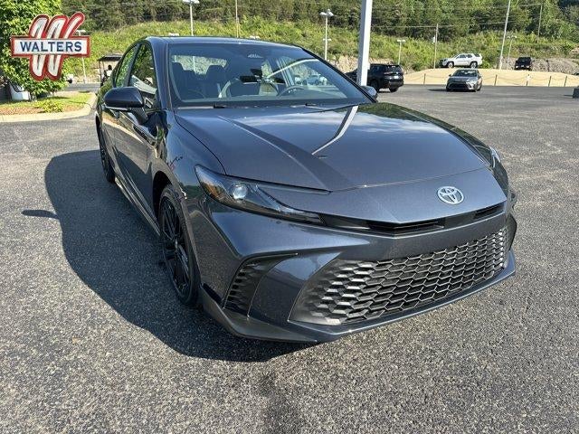 2026 Toyota Camry SE (Natl) in Dark Cosmos — front three-quarter view