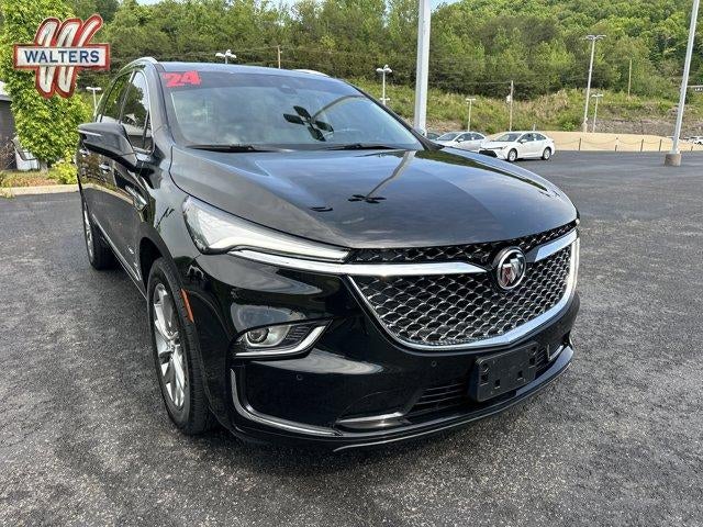 2024 Buick Enclave Avenir AWD in Ebony Twilight Metallic — front three-quarter view